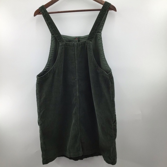 Tommy Hilfiger Green Corduroy Overall Dress - Picture 3 of 12
